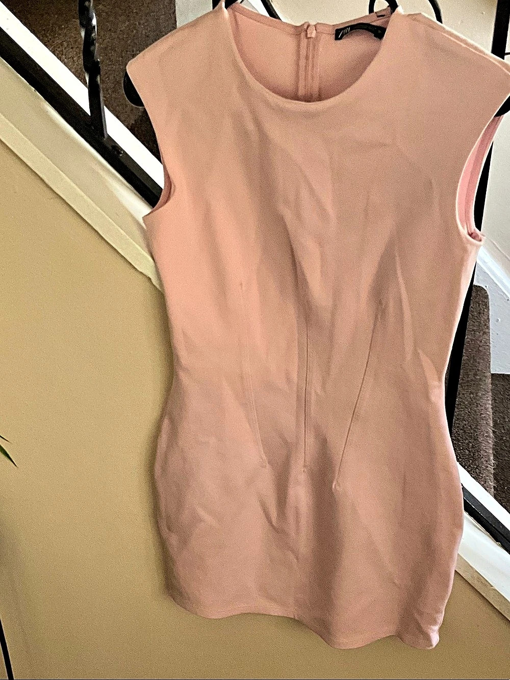 Zara Pink Mini Dress Size Medium Like New